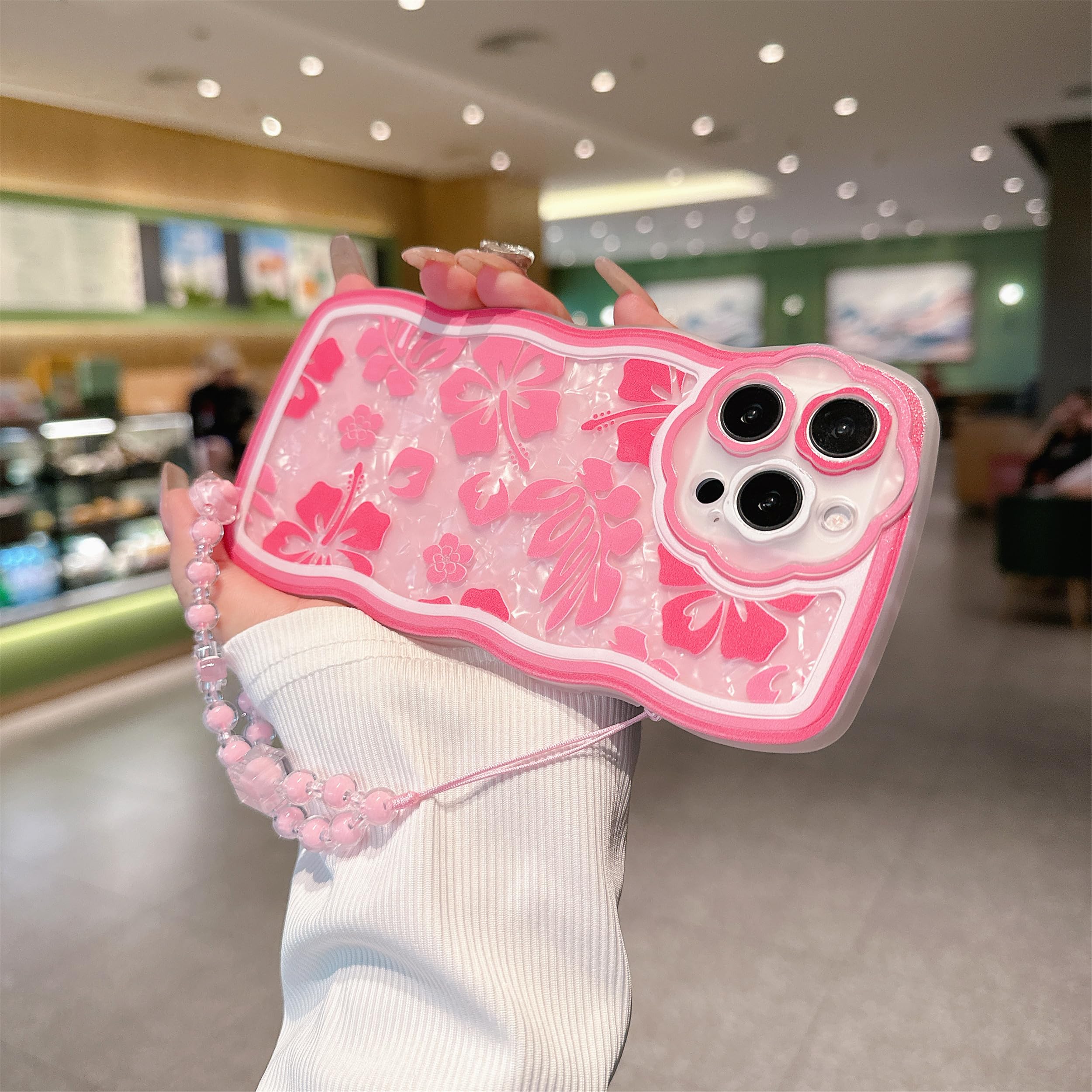 iPhone - ¨̮⑅*5/13#ayk୨୧⑅* Amazon.com: FXFOOT for iPhone 13 Pro Max Case, [Wavy Curly Edge