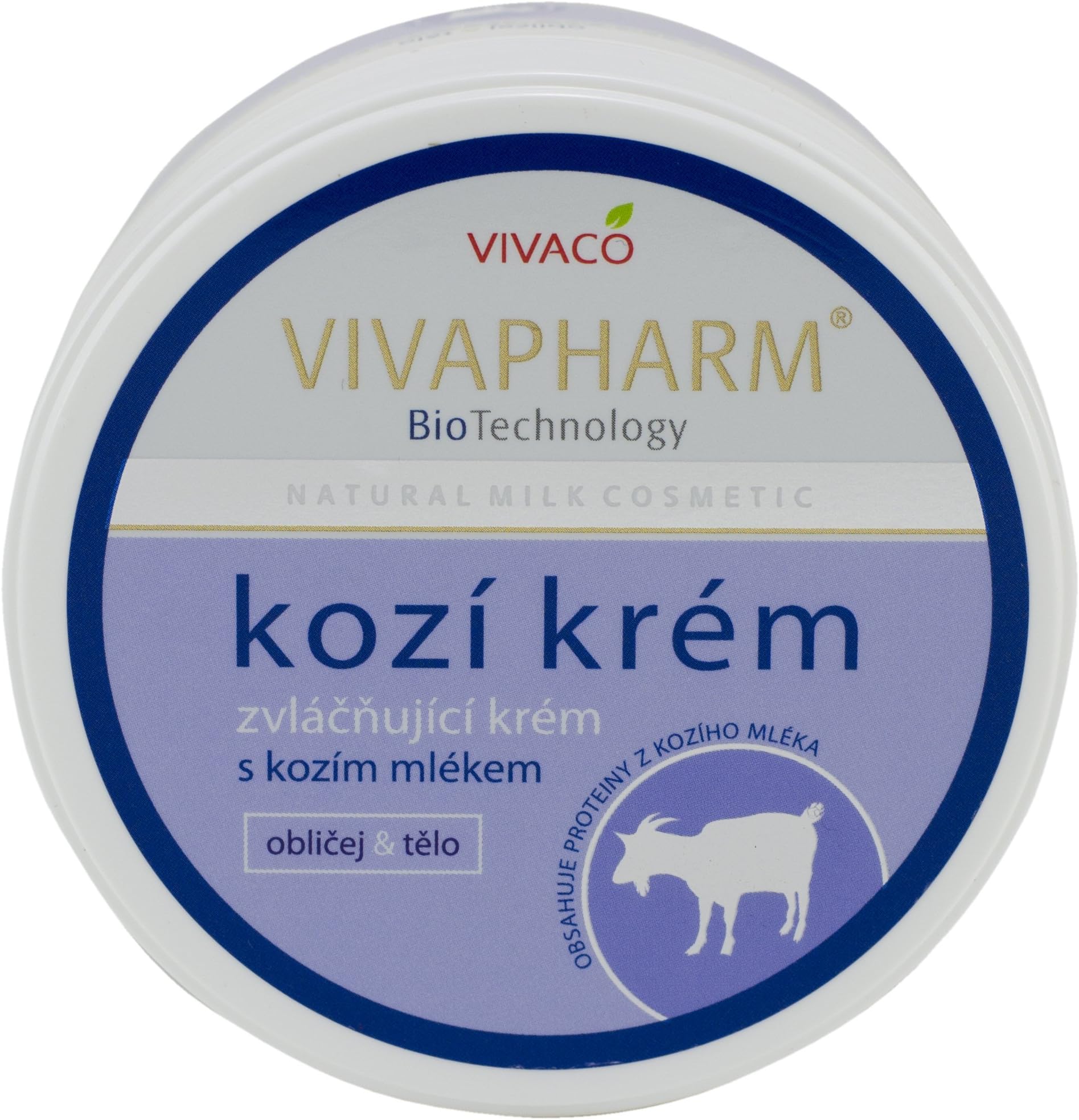 Vivaco Vivapharm Goat's Milk Moisturizing Face/Body Cream, 250 ml