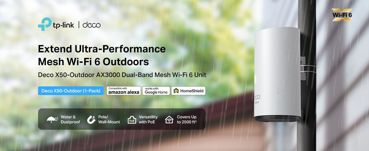 Amazon.com: TP-Link Deco Outdoor WiFi (X50-Outdoor) – AX3000 Dual