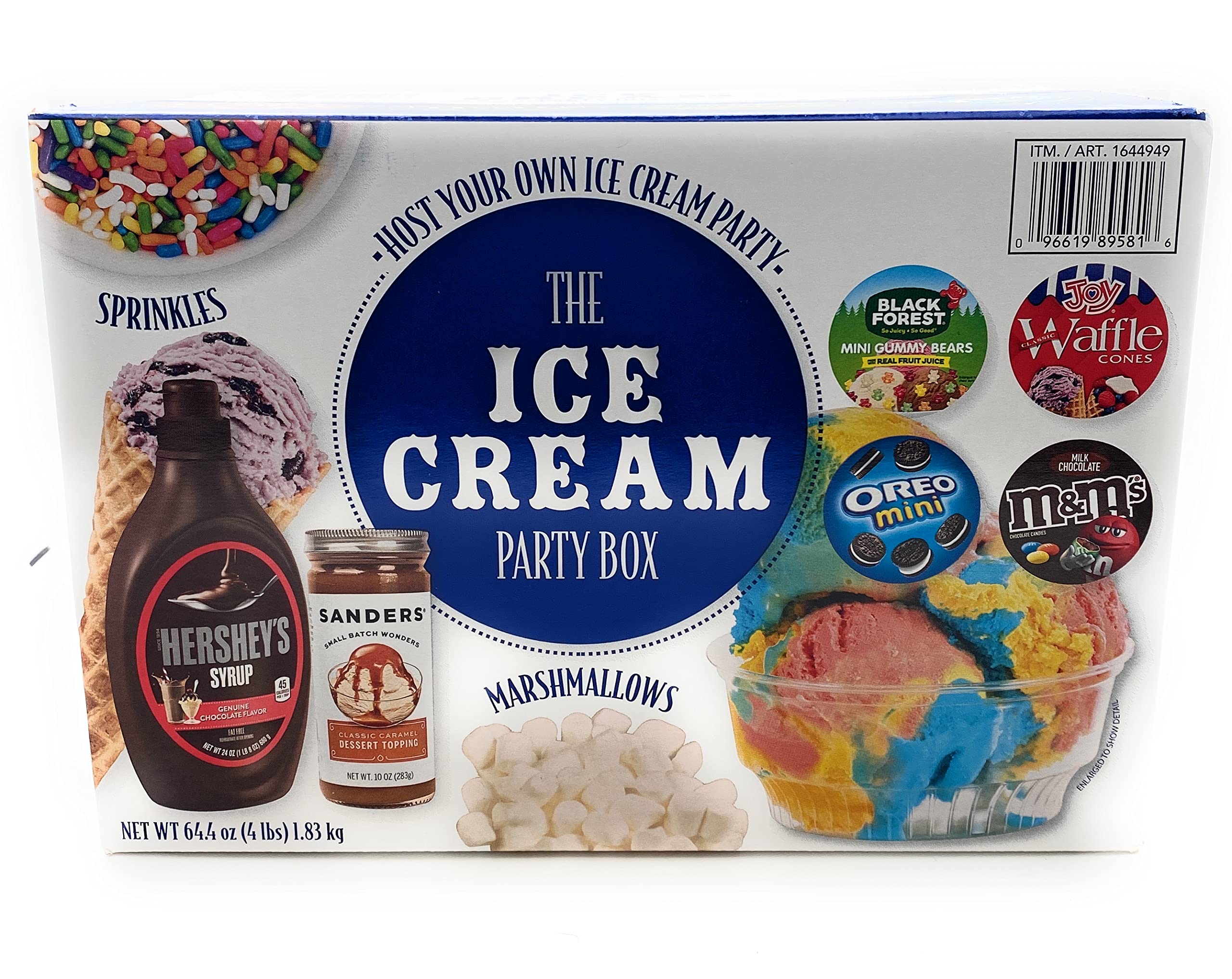 Buy The ice cream party box Sprinkles Chocolate Hershey's syrup