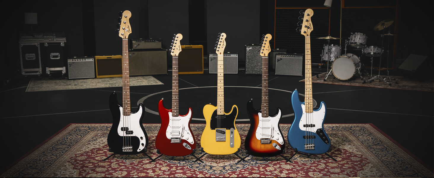 Amazon.com: Fender Standard Jazz Bass - 3-Color Sunburst