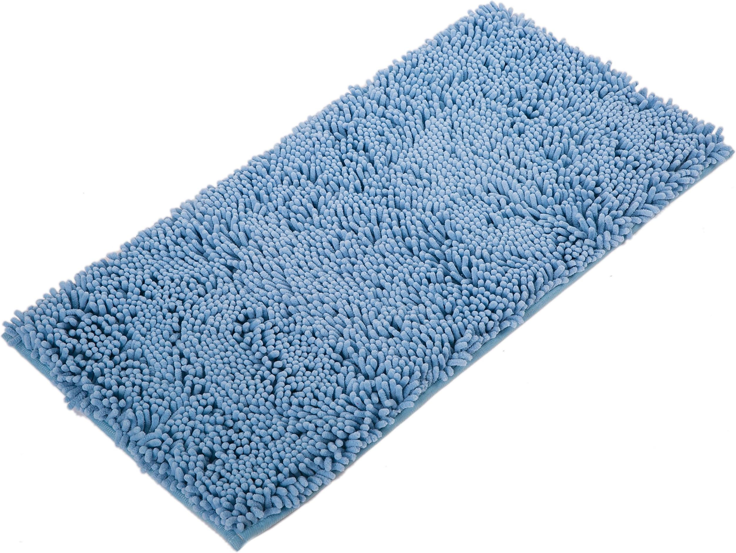 AIREE FAIREE Bath Mat - Chenille & Foam Bathroom Mat, Soft Warm Super ...