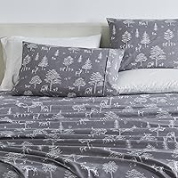 Vista 89 de 4-Piece Full Size Stripe Microfiber Sheet Set - Ultra-Soft, Brushed Bedding Sheets & Pillowcases - Wrinkle Free, Comfortable, All-Season Bed Sheets