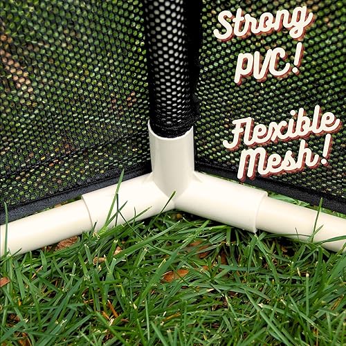 Miniatura 5 de Kit portátil de pelotas Gaga de 15 pies, malla de nailon fuerte, pelota Gaga inflable, bolsa de bomba y transporte, pozo de pelotas para adultos