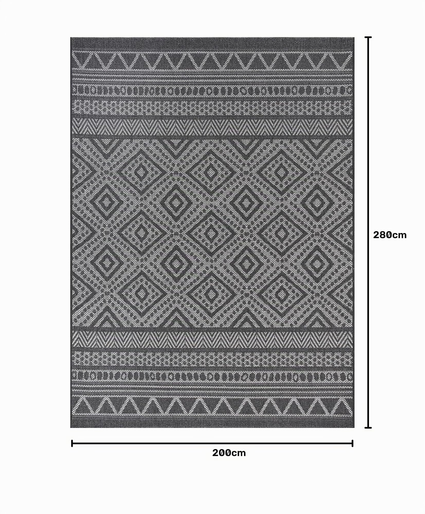 the carpet Calgary - Outdoor Teppich Wetterfest für Balkon & Terrasse, Robuster Flachgewebe Teppich für Garten, Pflegeleicht In- & Outdoor… – Ansicht 2