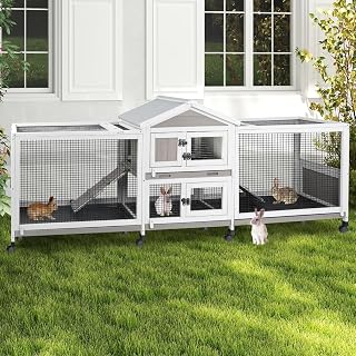 PetsCosset Double Rabbit Hutch