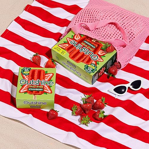 Miniatura 9 de Outshine, Barras de frutas congeladas de fresa, 12 unidades (congeladas)