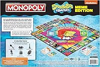 Vista 2 de Monopoly Spongebob Squarepants Meme Edition Basado en el programa de Nickelodeon Con memes familiares de ubicaciones, episodios y personajes