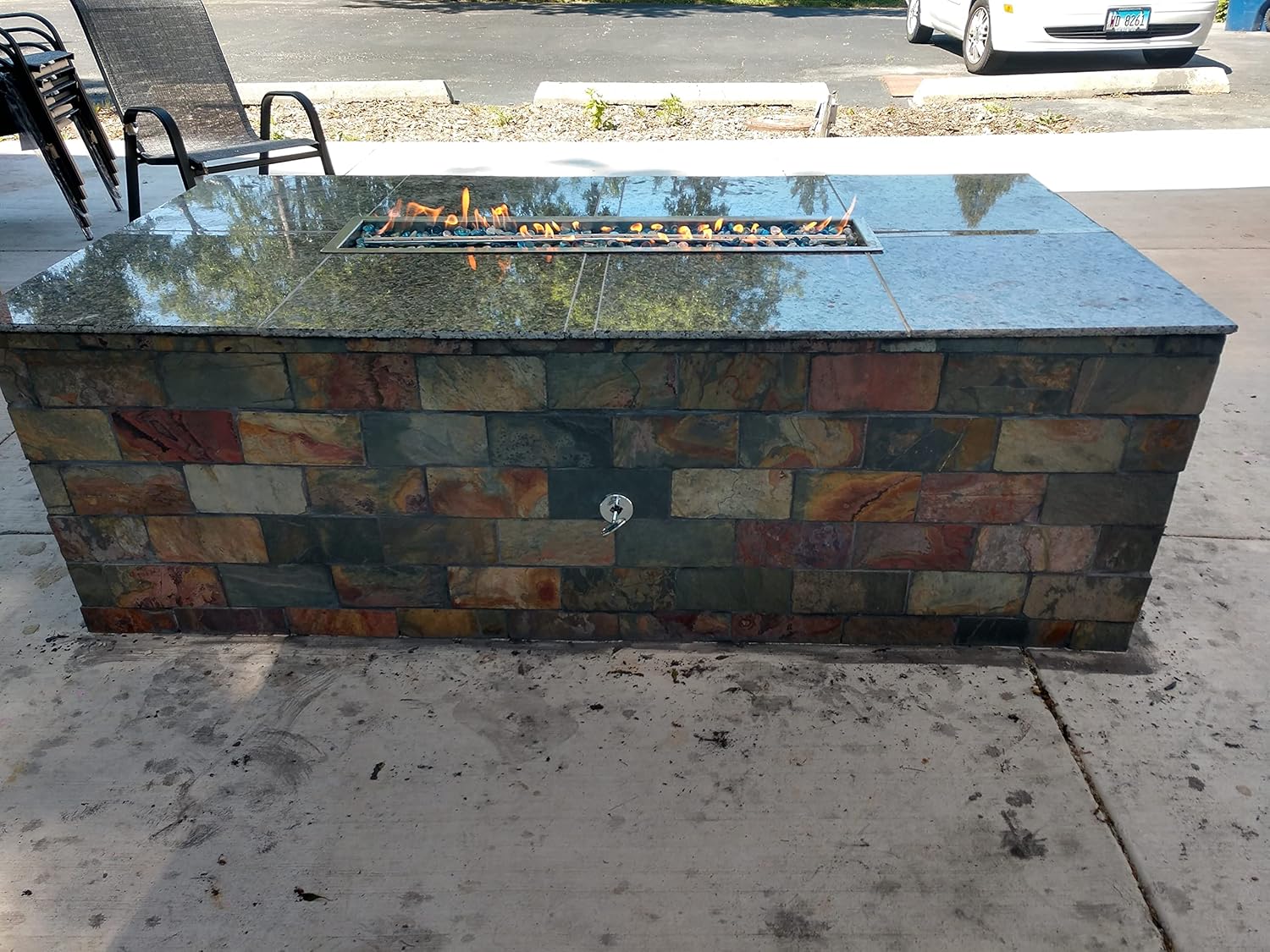 EasyFirePits Lifetime Warranted 316 Stainless Steel Marine Grade Straight Burners (48.00, 48 Inch Straight Burner)