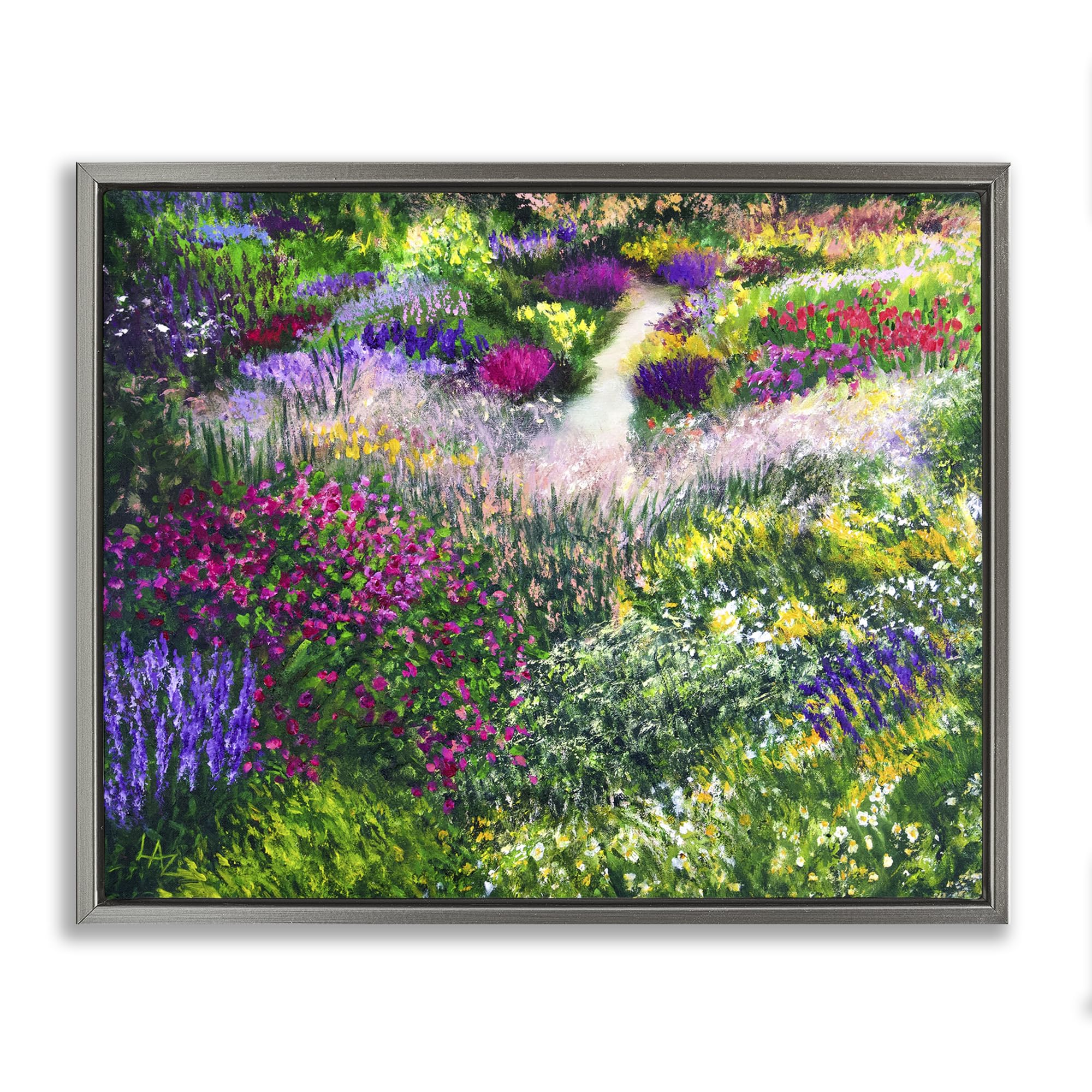 'Breath Of Spring Meadow'| Floating Frame Canvas Art