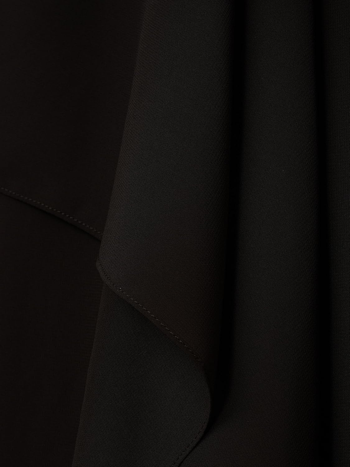 Adrianna Papell Women's Chiffon Jersey Dress, Black - Image 3