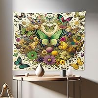 Vista 11 de Ambesonne Tapiz de isla tropical, olas del océano en la playa de Seychelles al atardecer horizonte, decoración de tela para colgar en la pared