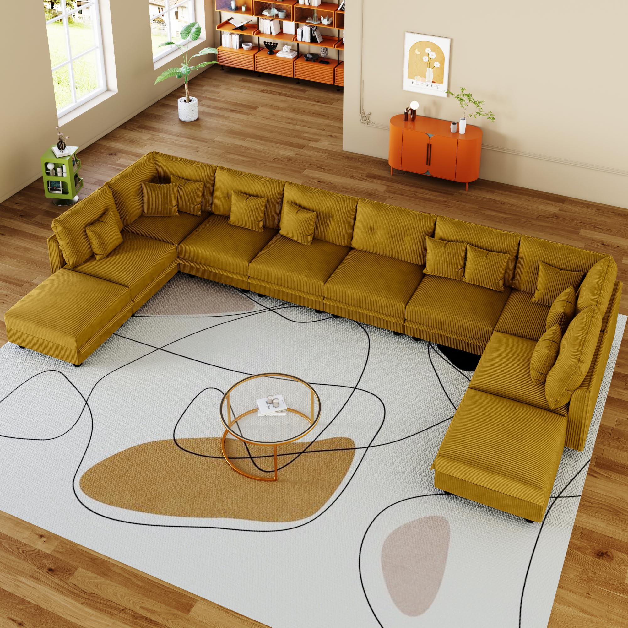 LLappuil 163 Modular Sectional with Storage