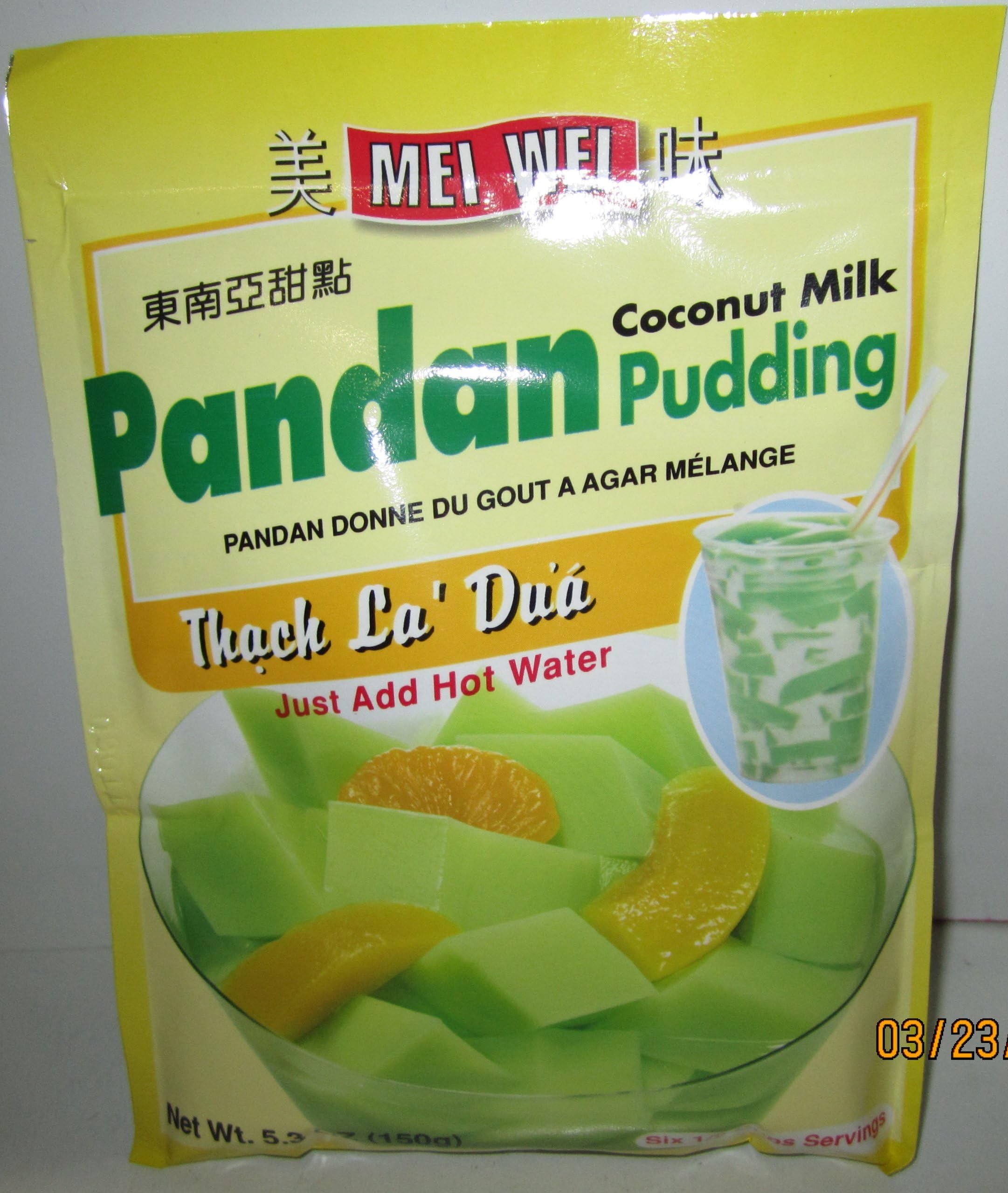 Pandan Coconut Milk Pudding