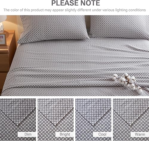 Vista 62 de True North by Sleep Philosophy - Juego de ropa de cama acogedora de franela 100% algodón, estampado de animales y estrellas, lindo, ultrasuave