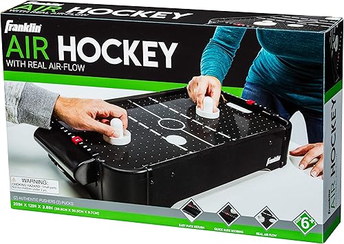 Miniatura 9 de Franklin Sports Juegos de mesa de 20 pulgadas  Mini juego de mesa perfecto para diversión familiar en la sala de juegos  Puntuación integrada para