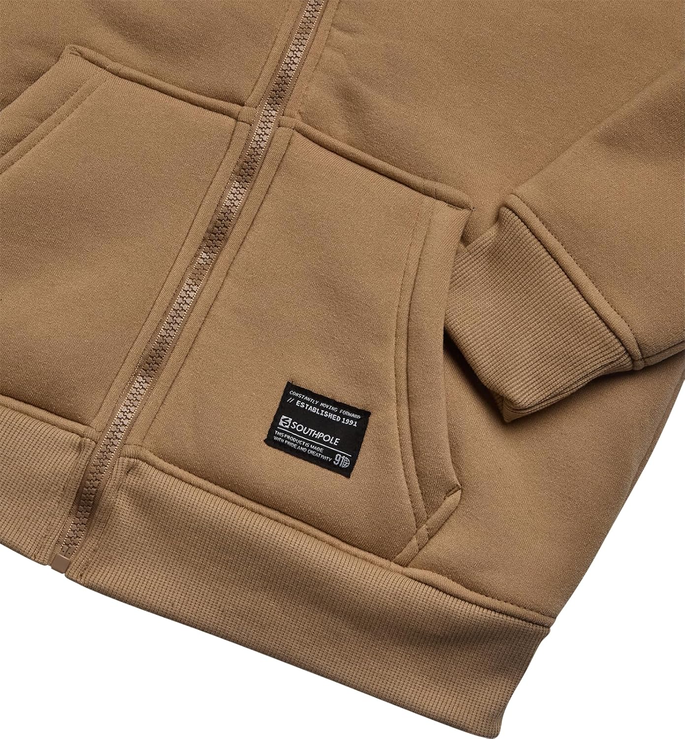 Southpole Active Boys Zip Up Hoodie - Athletic Soft Full Zip Up Sherpa Fleece Boys Hoodie Sweatshirt with Pockets (8-20) - Image 6