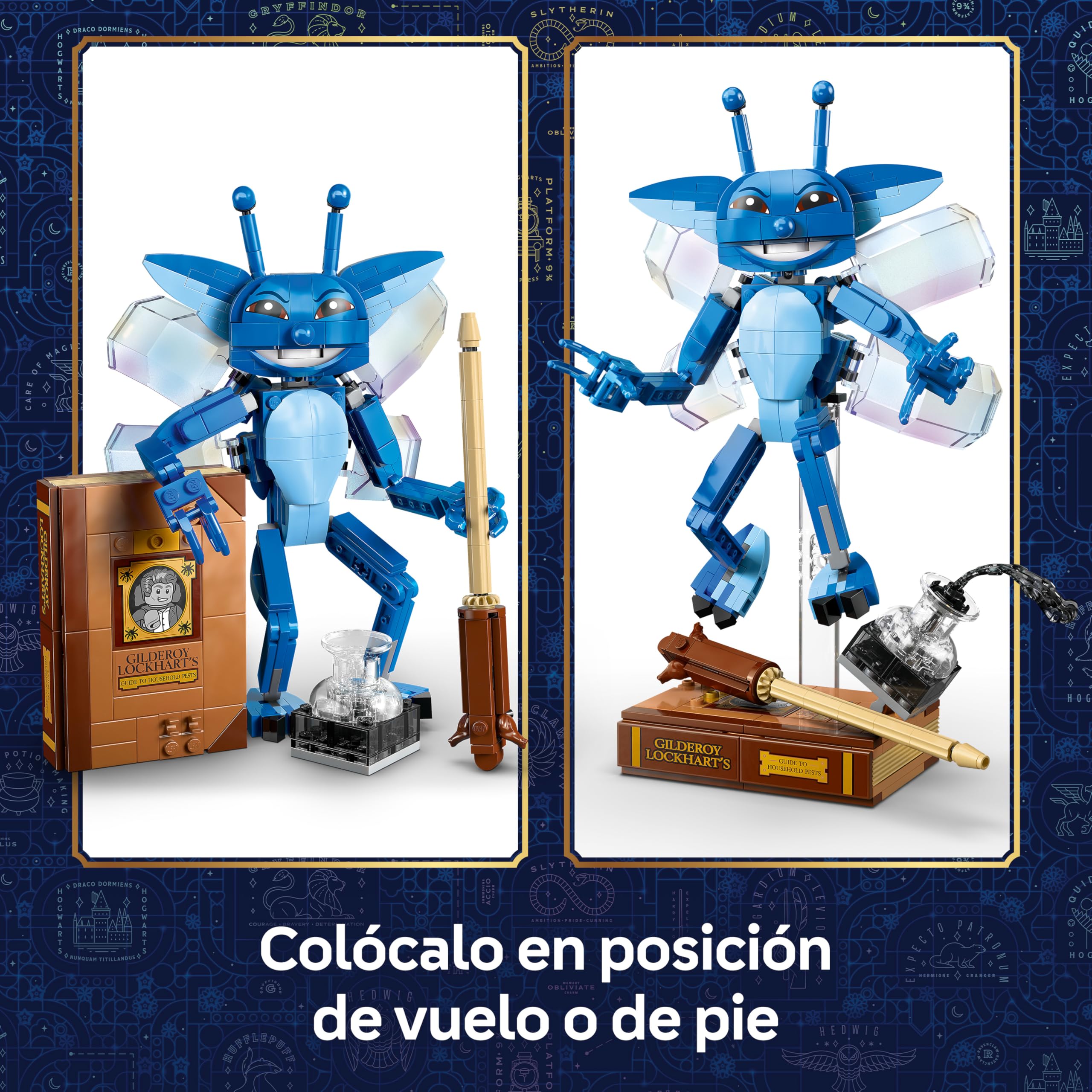 LEGO Harry Potter Duendecillo de Cornualles - Figuras Articuladas con Libro y Varita de Gilderoy Lockhart - Decoración para el Dormitorio - Regalo de Cumpleaños para Niñas y Niños de 8+ Años - 76461 — view 5