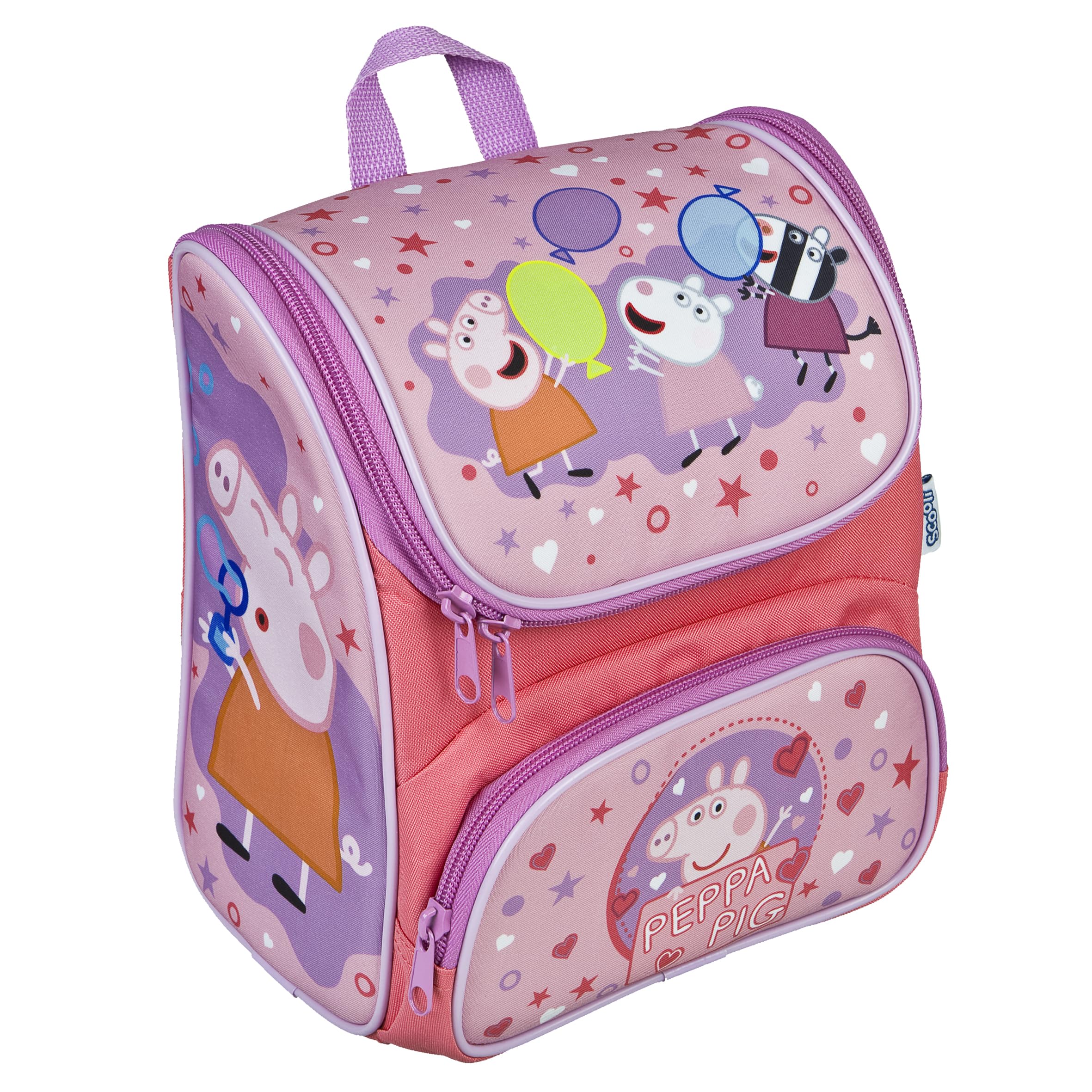 Cartable maternelle Peppa Pig confortable avec dos rembourré Scooli
