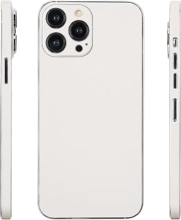スキンシール iPhone 13 Pro Max 互換 くすみ 無地 シンプル 側面あり PURE WHITE （4）