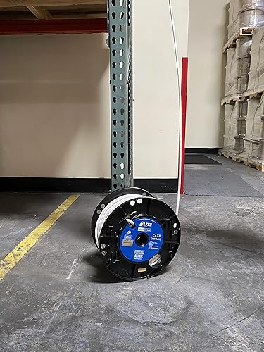 Miniatura 5 de Elevador blindado Cat8 Elite de 250 pies (CMR), 40 Gb, 2000 MHz, SFTP 22 AWG, cobre desnudo sólido, listado UL, certificación ETL, PoE++ (blanco,