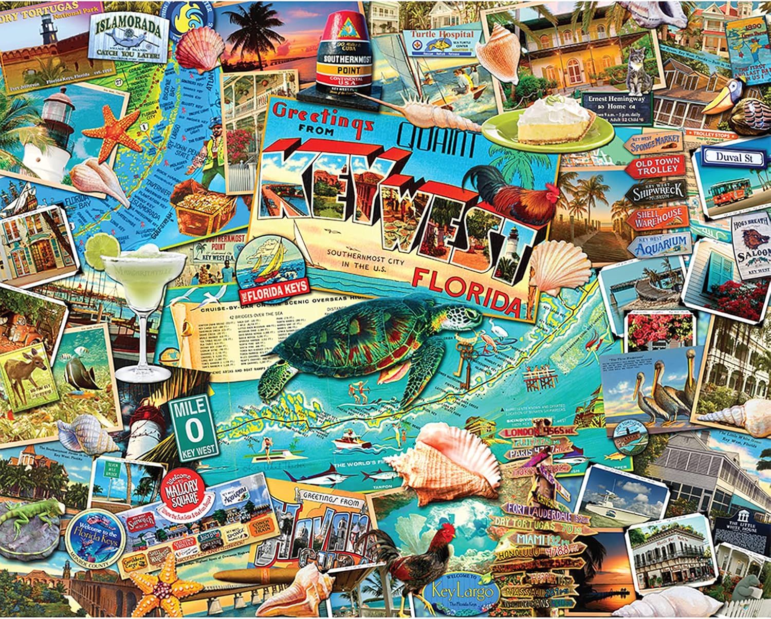 Key West 1000 Piece Puzzle, 1 EA
