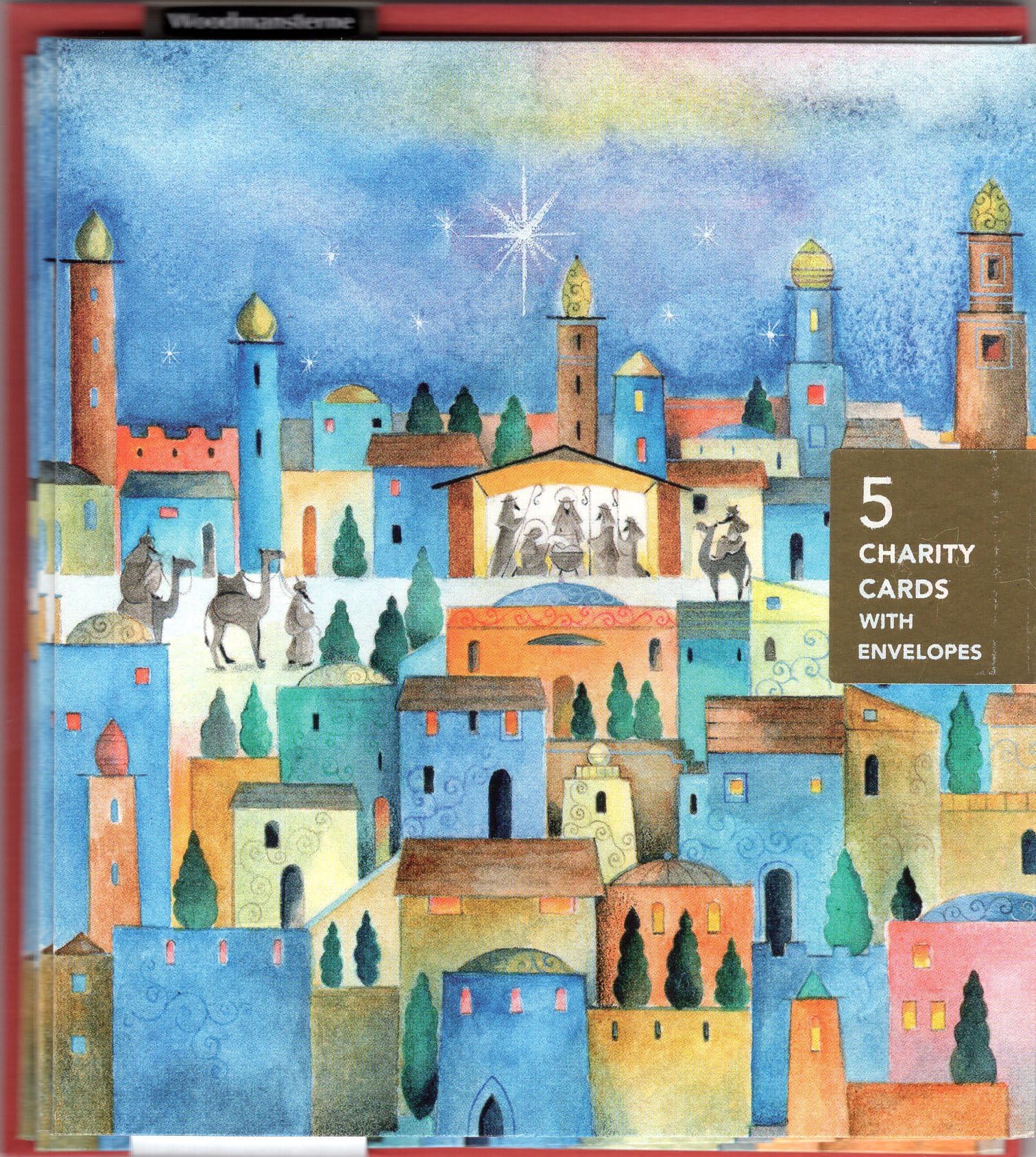 Pack of 5 Bethlehem Starlight Magic! Charity Christmas Cards 605741, Vibrant, 12cm x 13.5cm - Image 2
