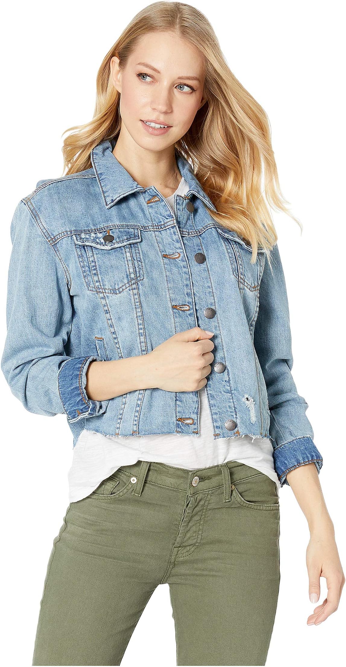 Miley Cropped Boyfriend Jacket