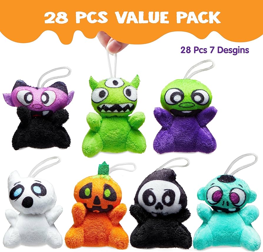 Amazon.com: JOYIN 28 PCS Halloween Mini Plush Toy Assortment with Amazon.com: JOYIN 28 PCS Halloween Mini Plush Toy Assortment with