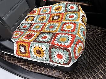 Amazon | YDMZZB ハンドメイド かぎ針編み レインボー ヒマワリ