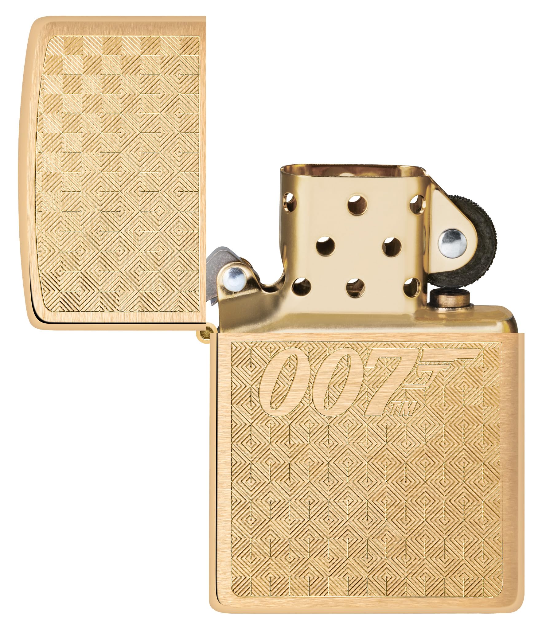 Encendedor Zippo James Bond Gold Coleccionable Unisex Oro