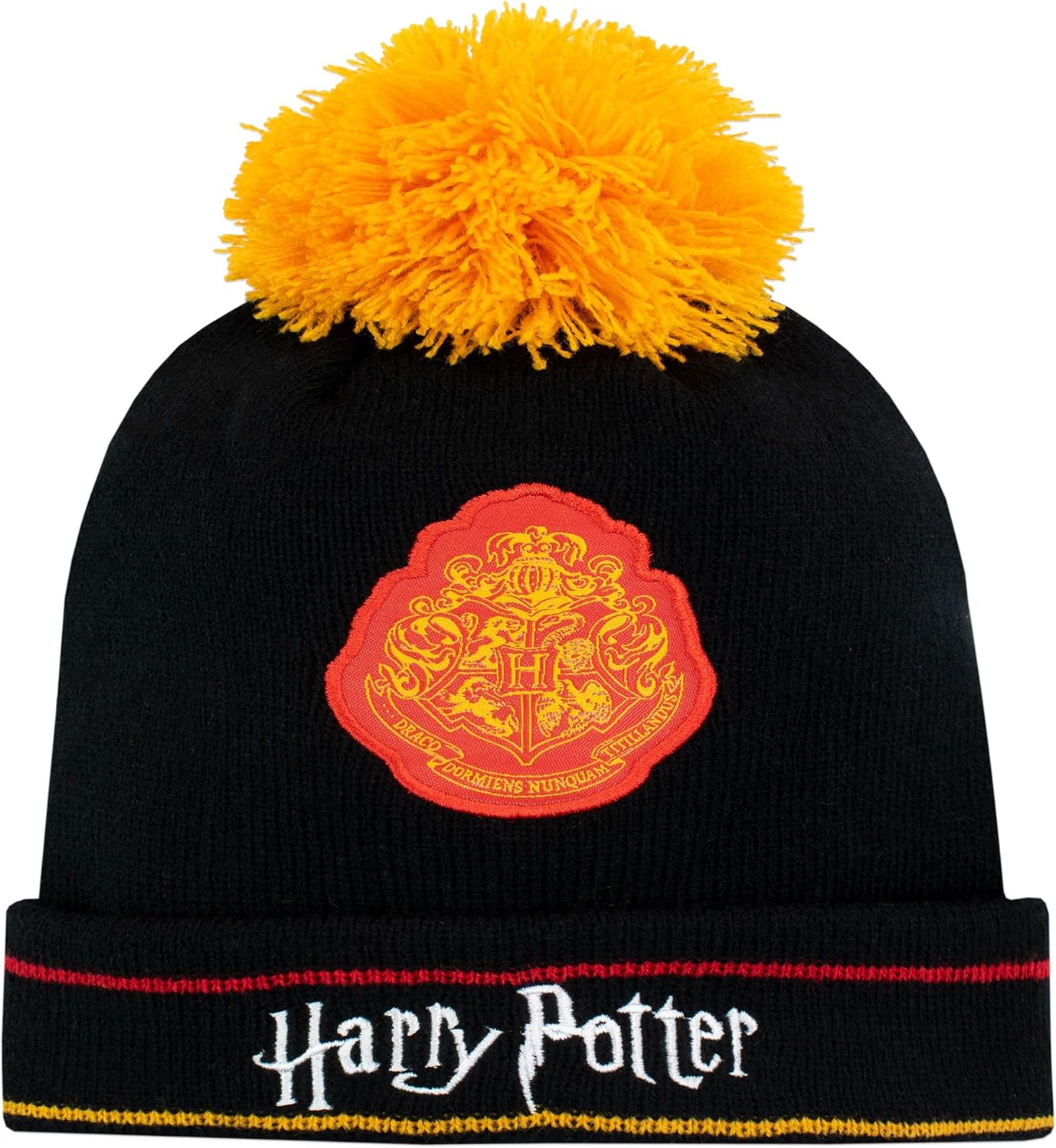 Harry Potter Kids Winter Hat and Gloves Set Hogwarts Black One Size - Image 2