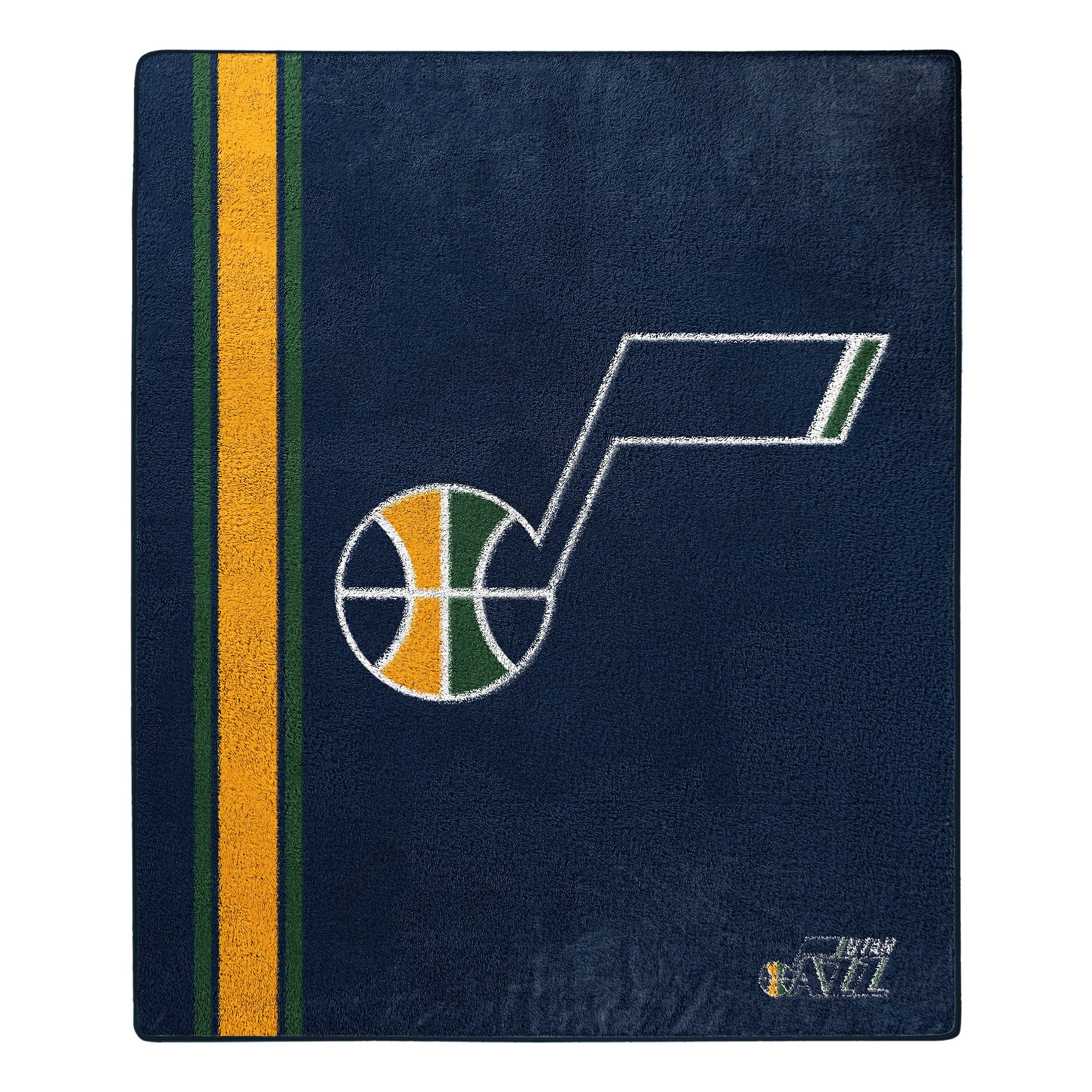 NORTHWEST NBA Polyester Sherpa Throw Blanket 50X60 inch, Utah Jazz