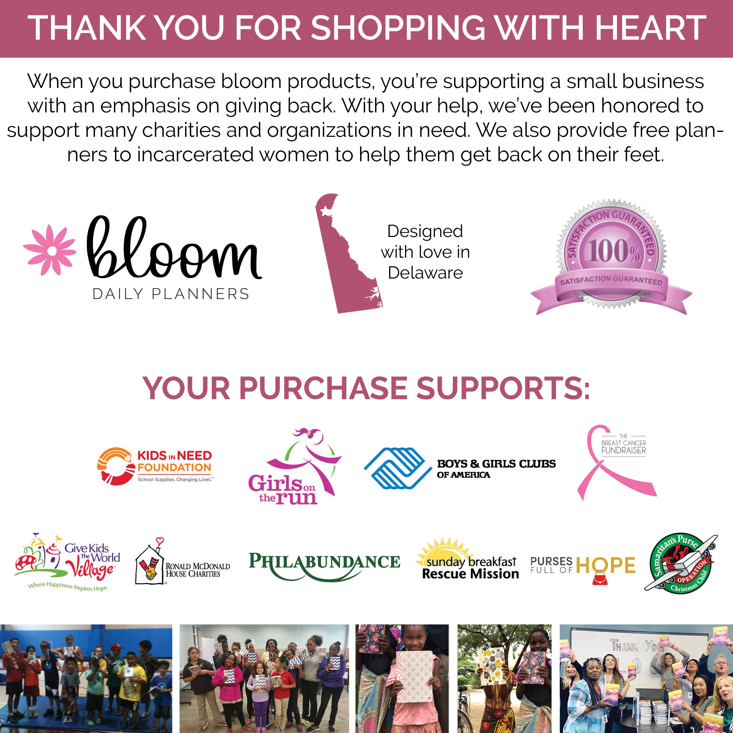 bloom daily planners UNDATED Spanish Calendar Year Day Planner - Passion/Goal Organizer - Monthly/Weekly Agenda Book with Tabs (January to December) - 6" x 8.25" - Folky Floral - Image 6