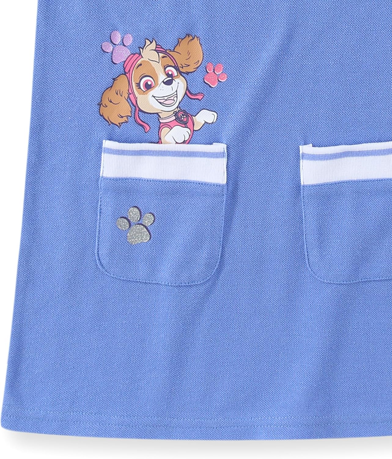 Paw Patrol Nickelodeon Skye Girls Sleeveless Tennis Dress with Pockets for Toddler and Big Kids - Image 4