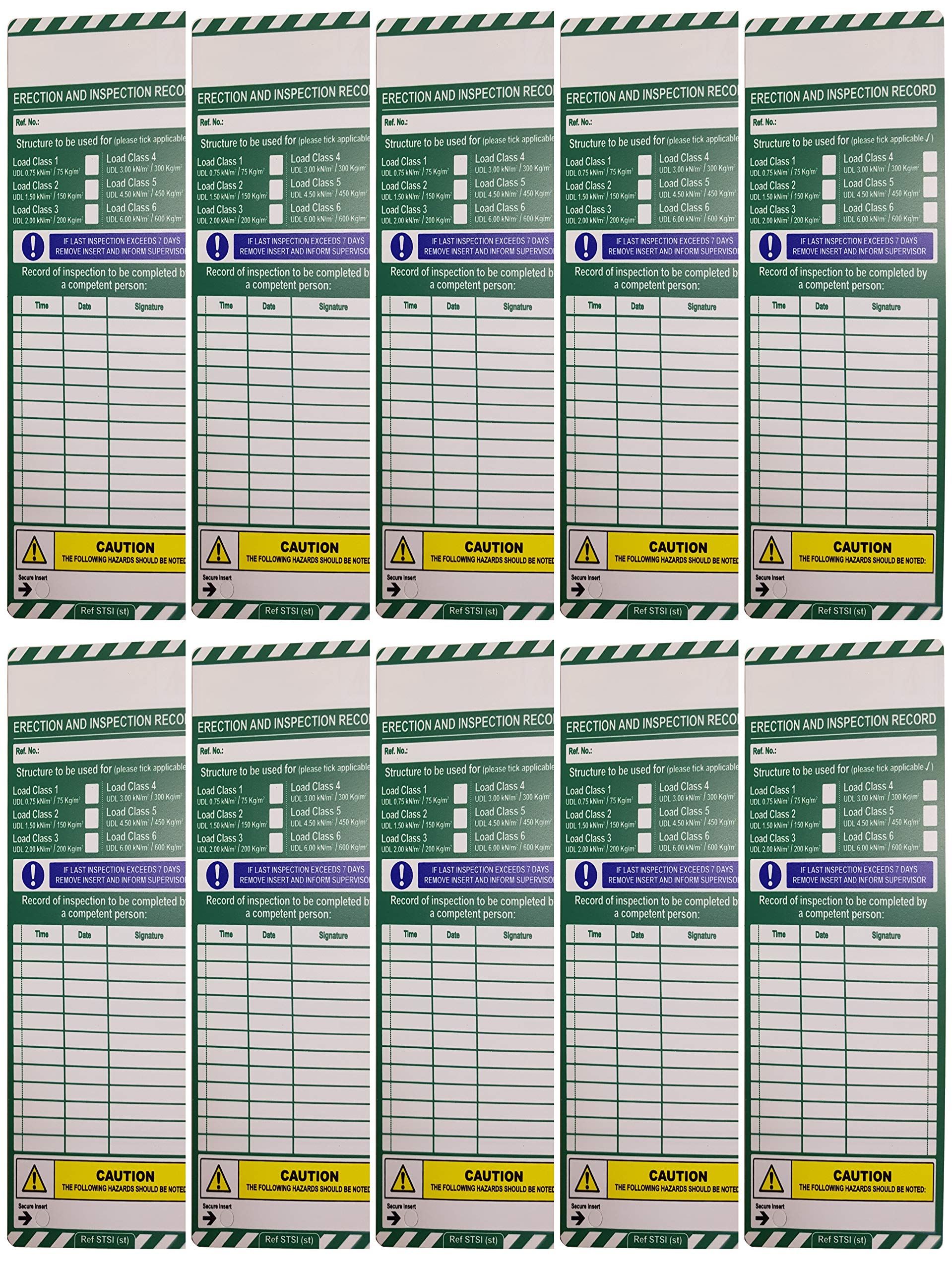 Bps Access Solutions Scafftag X10 Inserts