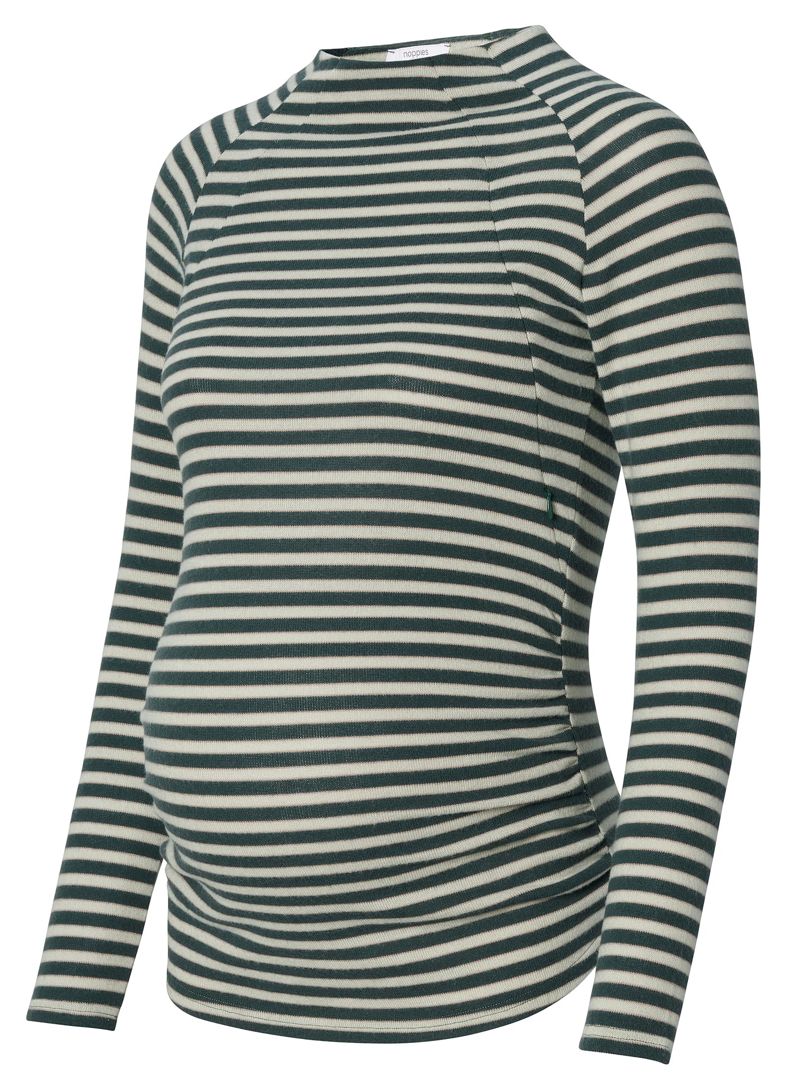 Noppies Top Pomeroy Nursing Long Sleeve Camiseta, Green Gables-P982, 44 para Mujer