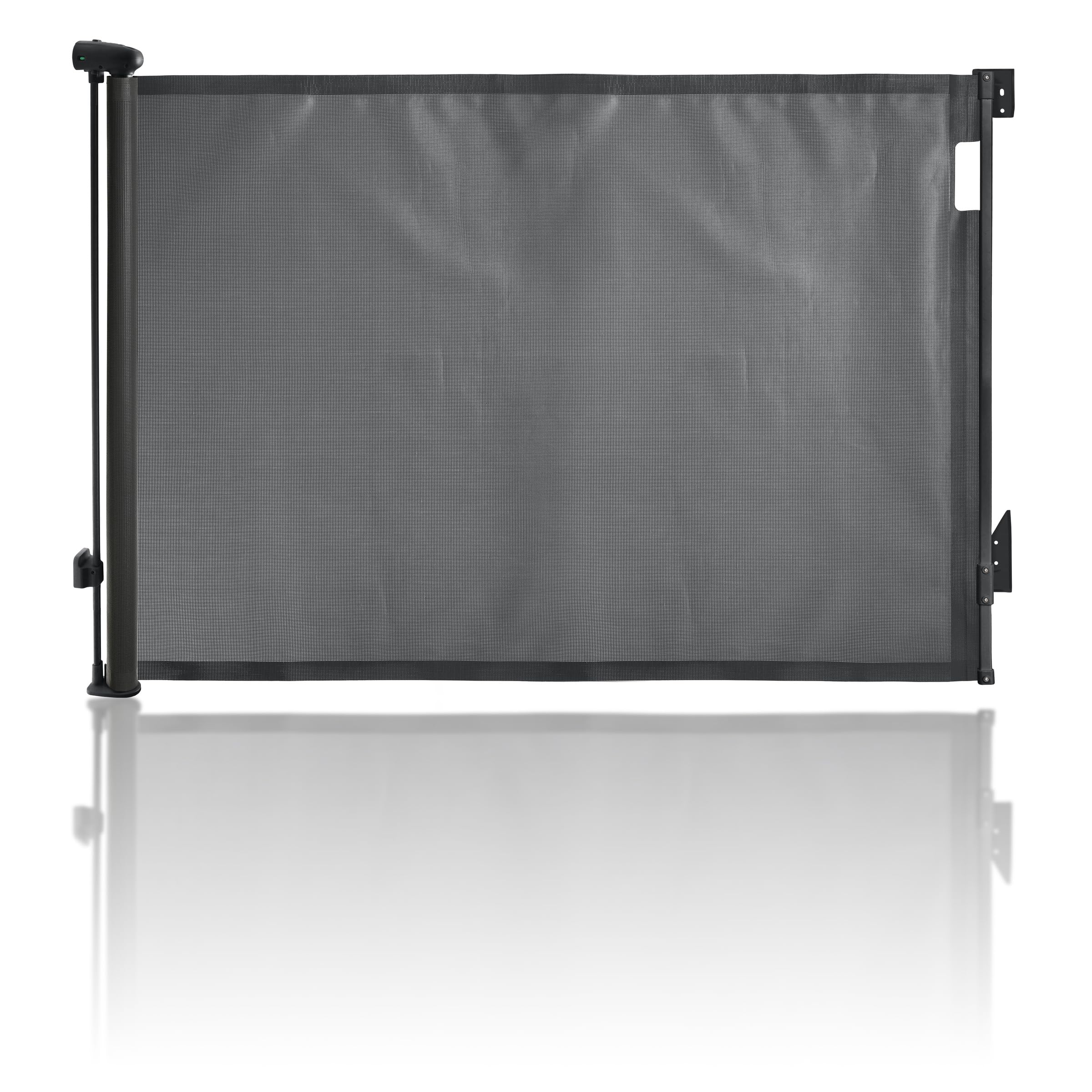 Dreambaby Glide N Hide 90cm Extra Tall, 140cm Wide Retractable Baby Gate - Ideal for Stairs, Doorways & Halls, Durable Mesh, EZY-Check Indicator, Dog & Pet Fence