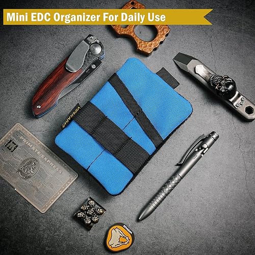 Miniatura 2 de VIPERADE VE15 Bolsa Pequeña EDC, Organizador de Bolsillo, Bolsa de Bolsillo EDC con Área de Parches DIY, Cartera Organizadora de Bolsillo EDC para