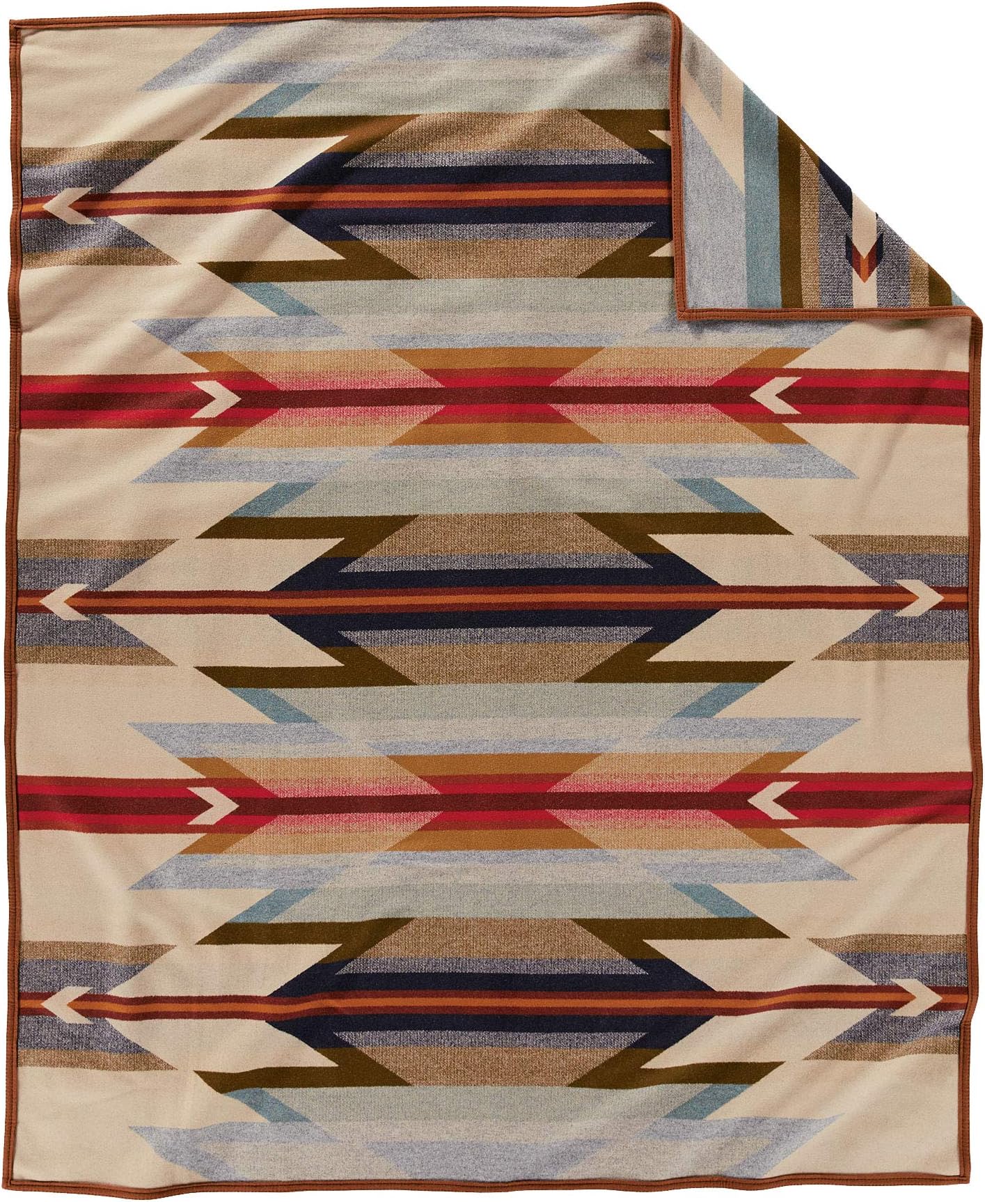 PendletonQueen Wyeth Trail Blanket Wheat/Tan