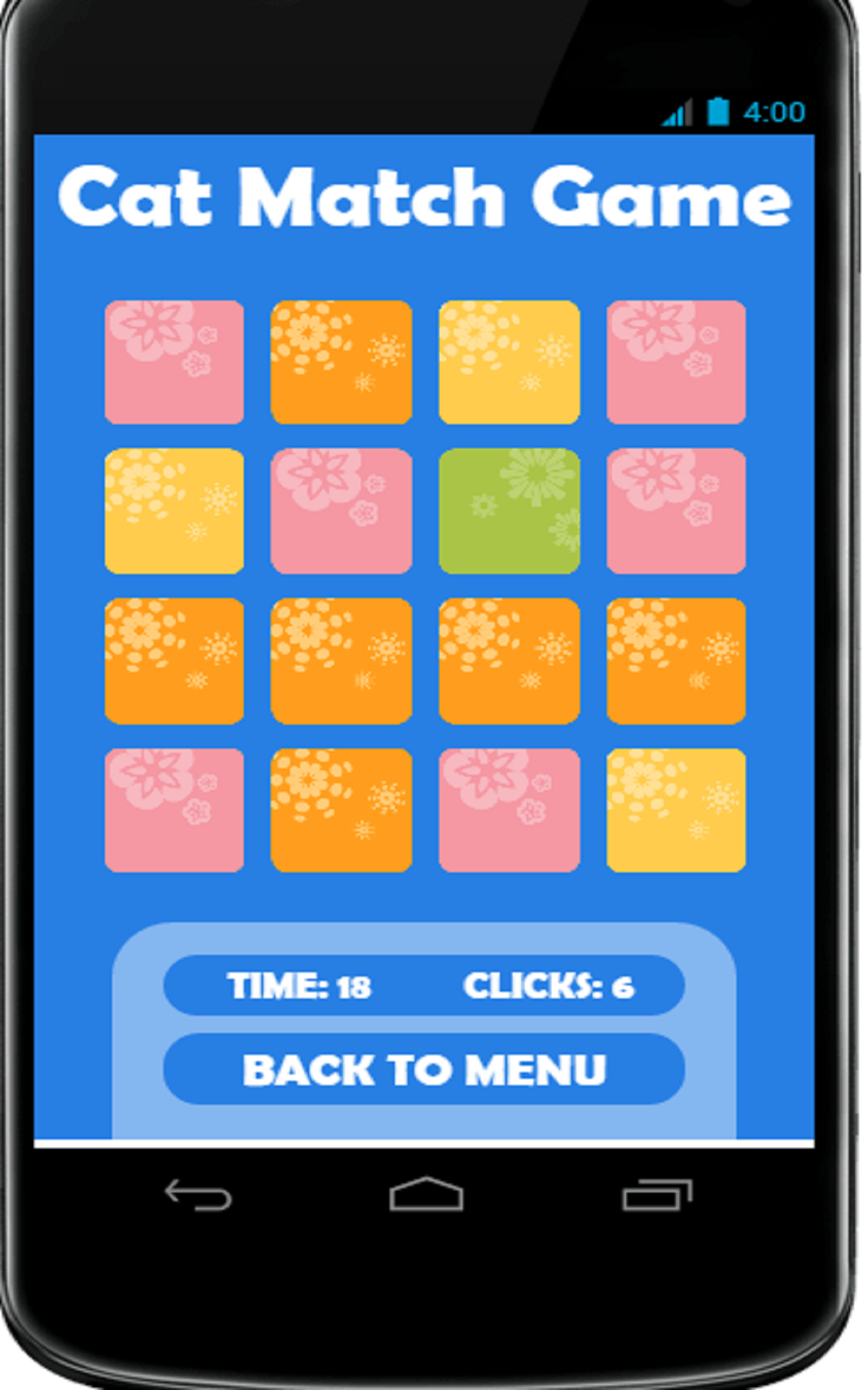 Cat Match! Game App on Amazon Appstore