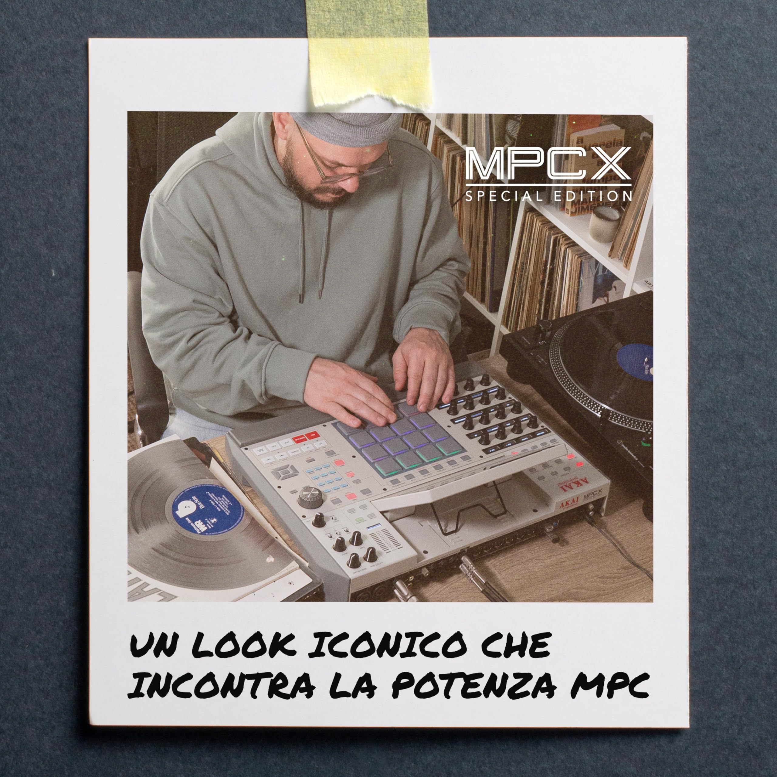 Akai Professional MPC X SE - Workstation di Produzione Standalone e Beat Maker con Schermo Multi-Touch da 10.1", Drum Pad, Motori di Sintetizzazione, 48 GB di Memoria e Integrazione Native Instruments