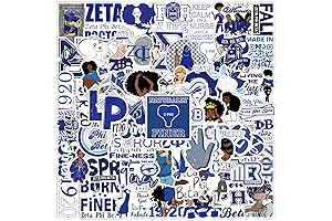 Zeta Phi Beta Sorority Water Bottle Stickers for Girls