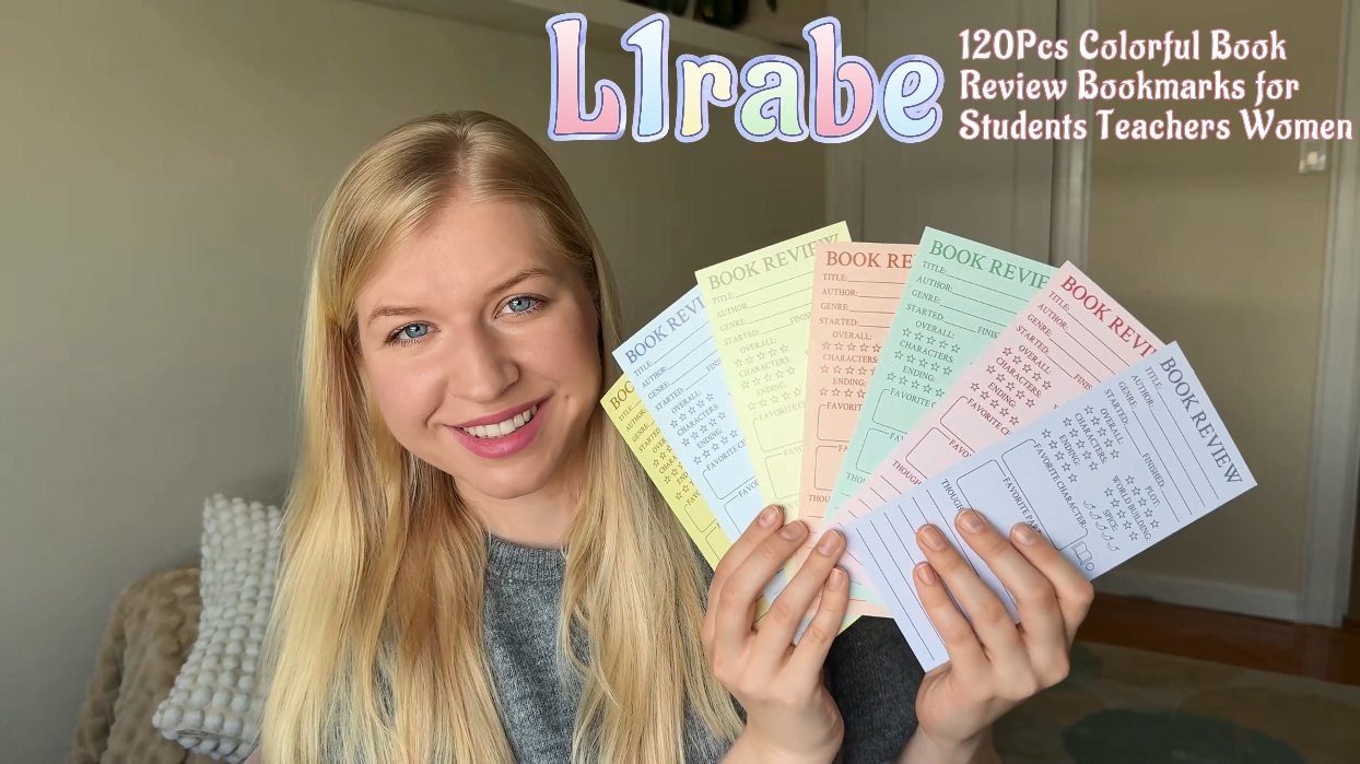 Amazon.com: L1rabe Colorful Book Review Bookmarks - Back to School