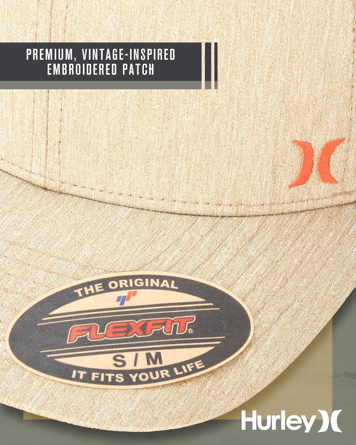 Hurley Men's Caps - Mini Icon Mesh Panel Baseball Cap - Fitted Hats for Men - Image 6