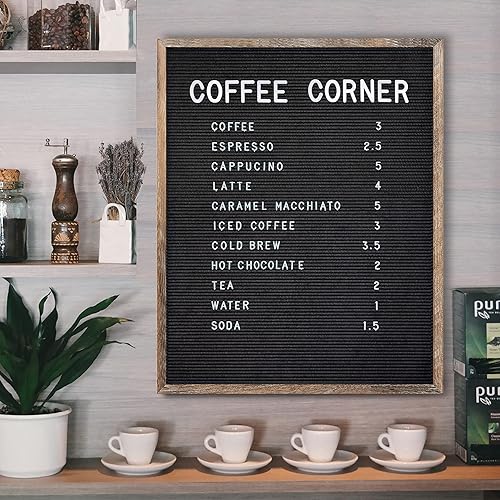 Miniatura 7 de Tablero de letras grande de 24 x 30 pulgadas, tablero de letras grande de fieltro, carta de menú grande, tablero de cartas, tablero de mensajes