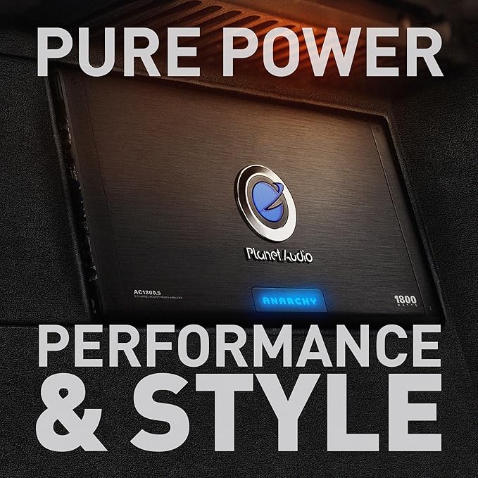 Amplificador de Auto Planet Audio AC1800.5 5 Canales 1800W miniatura 2