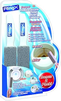Spark Innovators RingX Natural Pumice Stone Toilet Cleaner