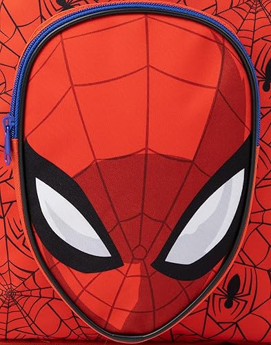 Miniatura 6 de Marvel Spider-Man - Juego de mochila para niños Juego de mochila roja de 4 piezas para niños con bolsa escolar, estuche para lápices, bolsa de