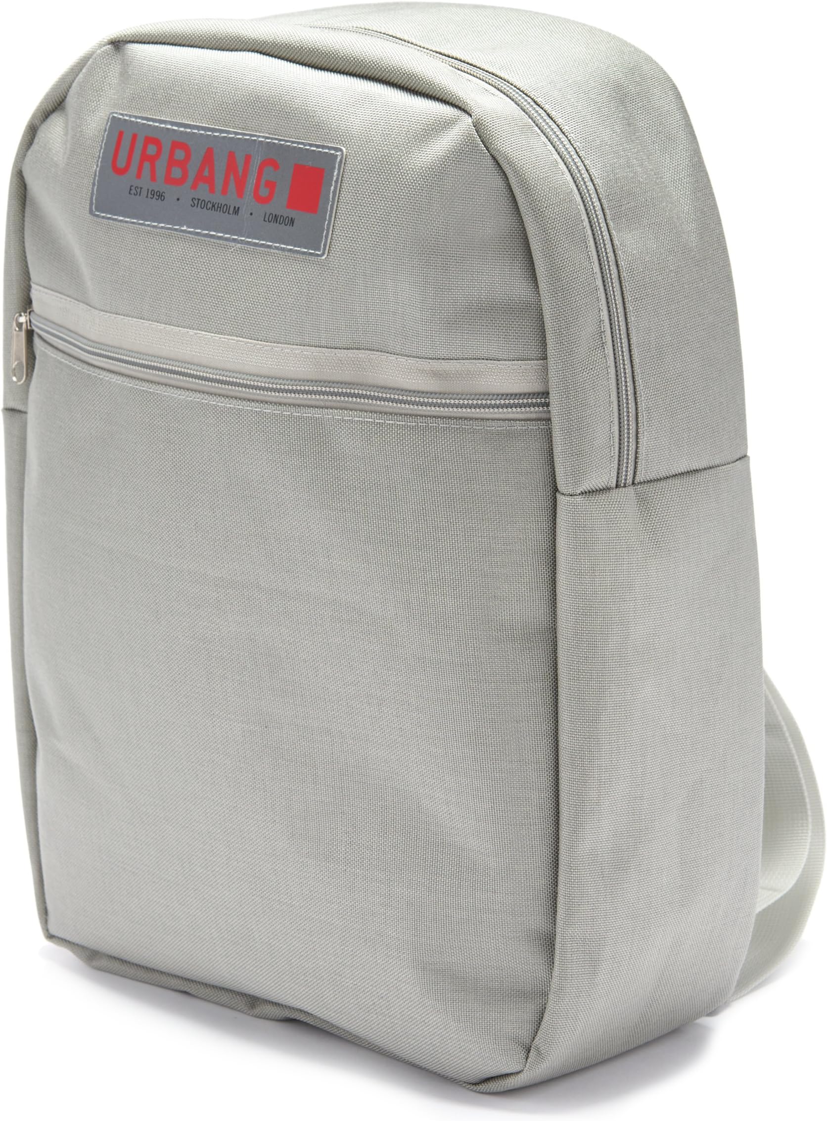 SUPERSCANDI Light Grey Backpack - Fashion Unisex School Bag for Boys and Girls - Mens Womens Rucksack fits 15’’ Laptop - Lifetime Warranty - The Perfect Bag for Children & Adults by URBANG